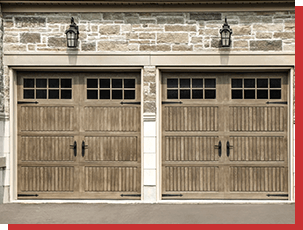 Quality Simulated Wood Garage Doors Knoxville Tennessee